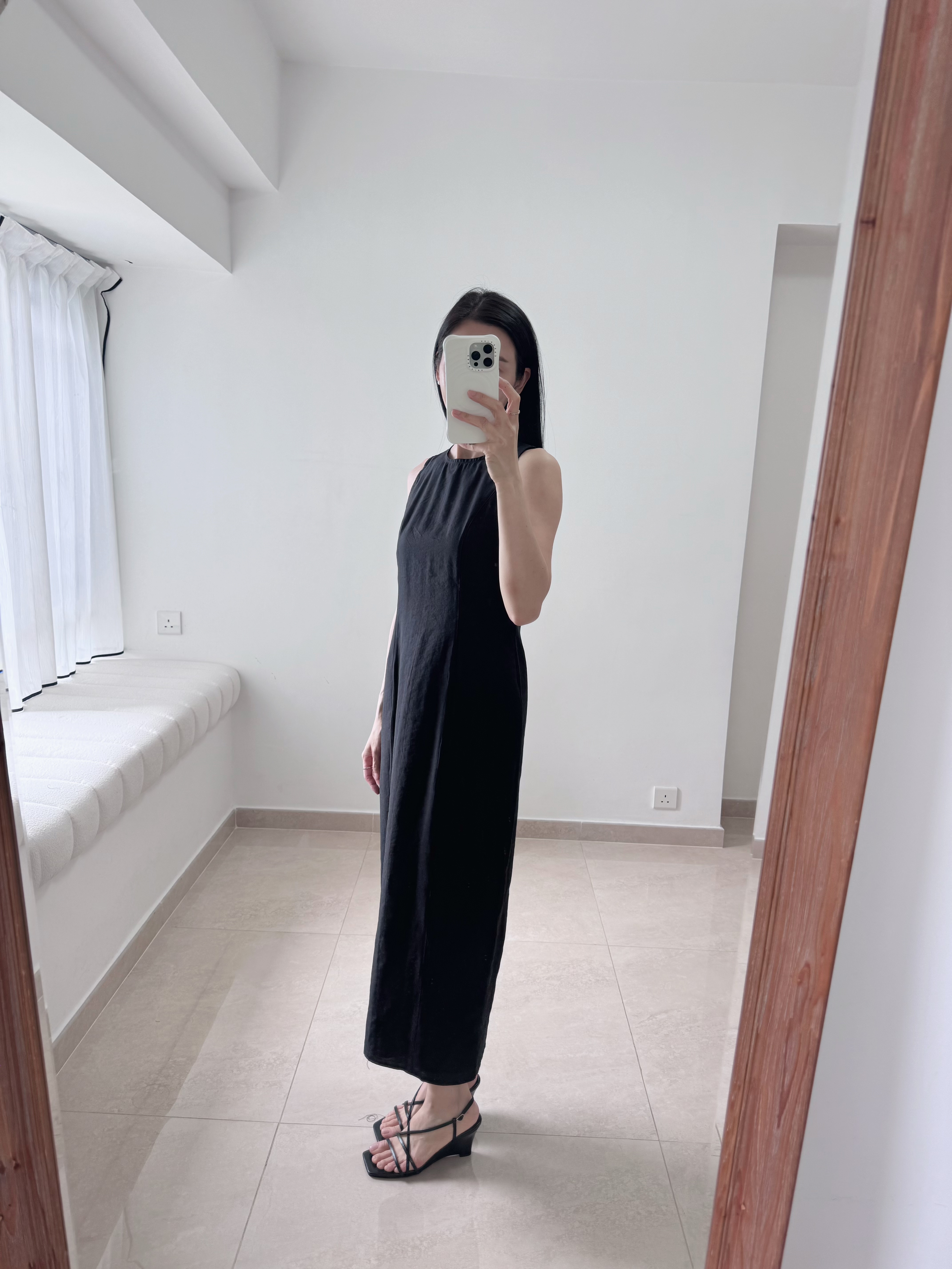 Elegant one piece long dress (with inner dress)