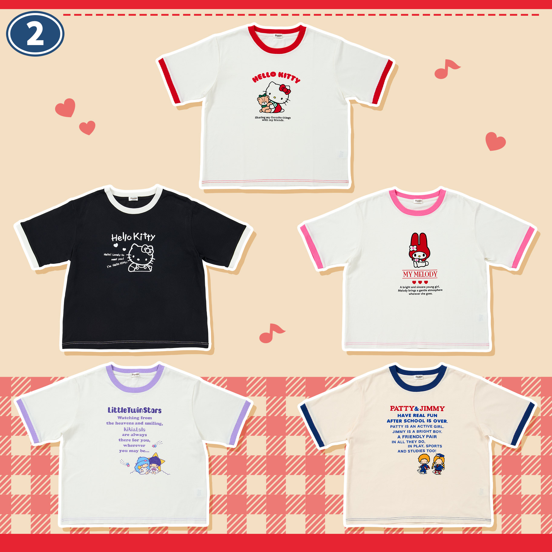 日本預訂📍日本Sanrio Forever懷舊圖案系列 - 公仔吊飾/短袖Tee/手提袋/吊飾 27/5日本開售