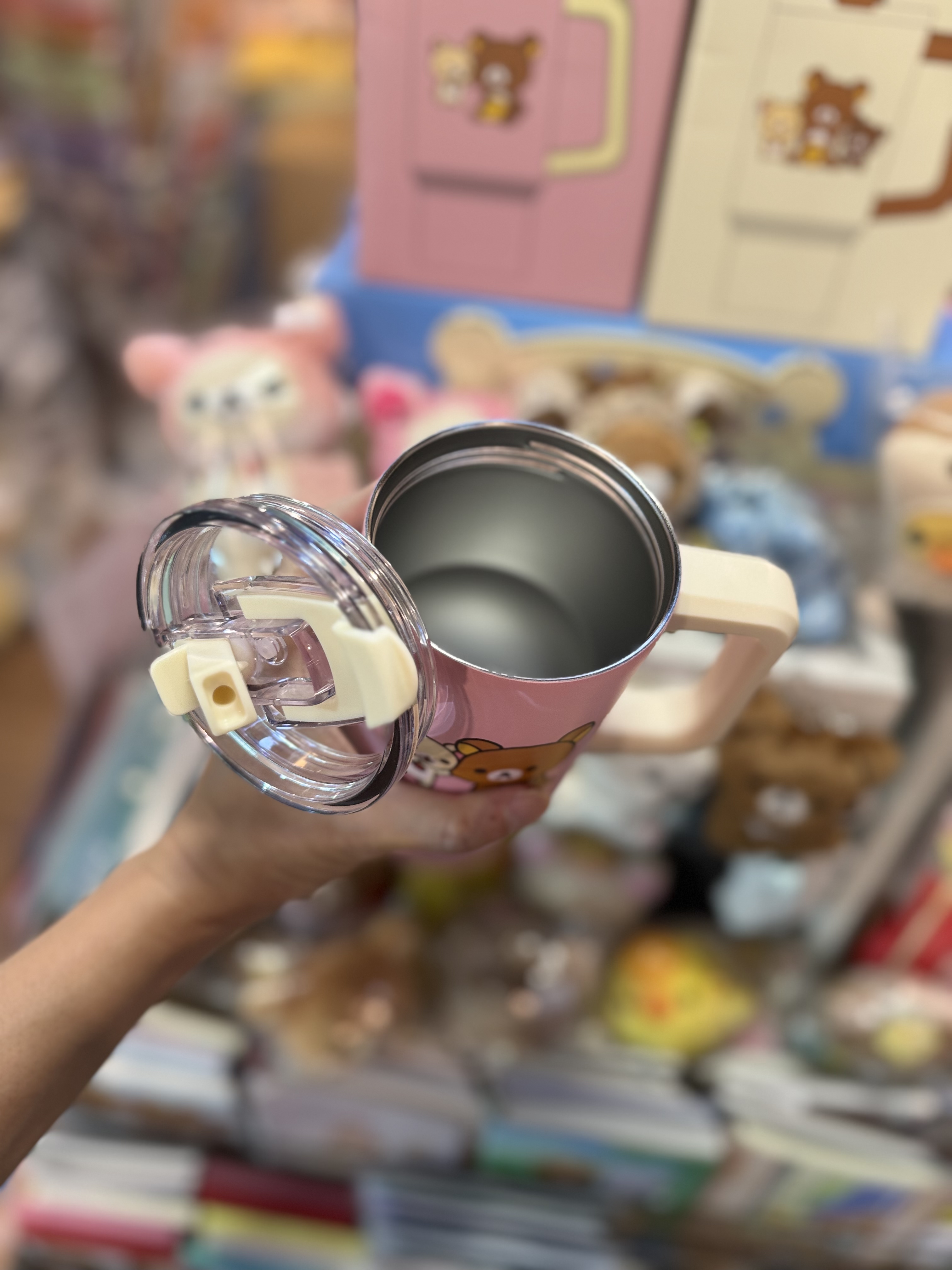 《現貨》全新韓國限定 Rilakkuma連蓋保溫杯 600ml