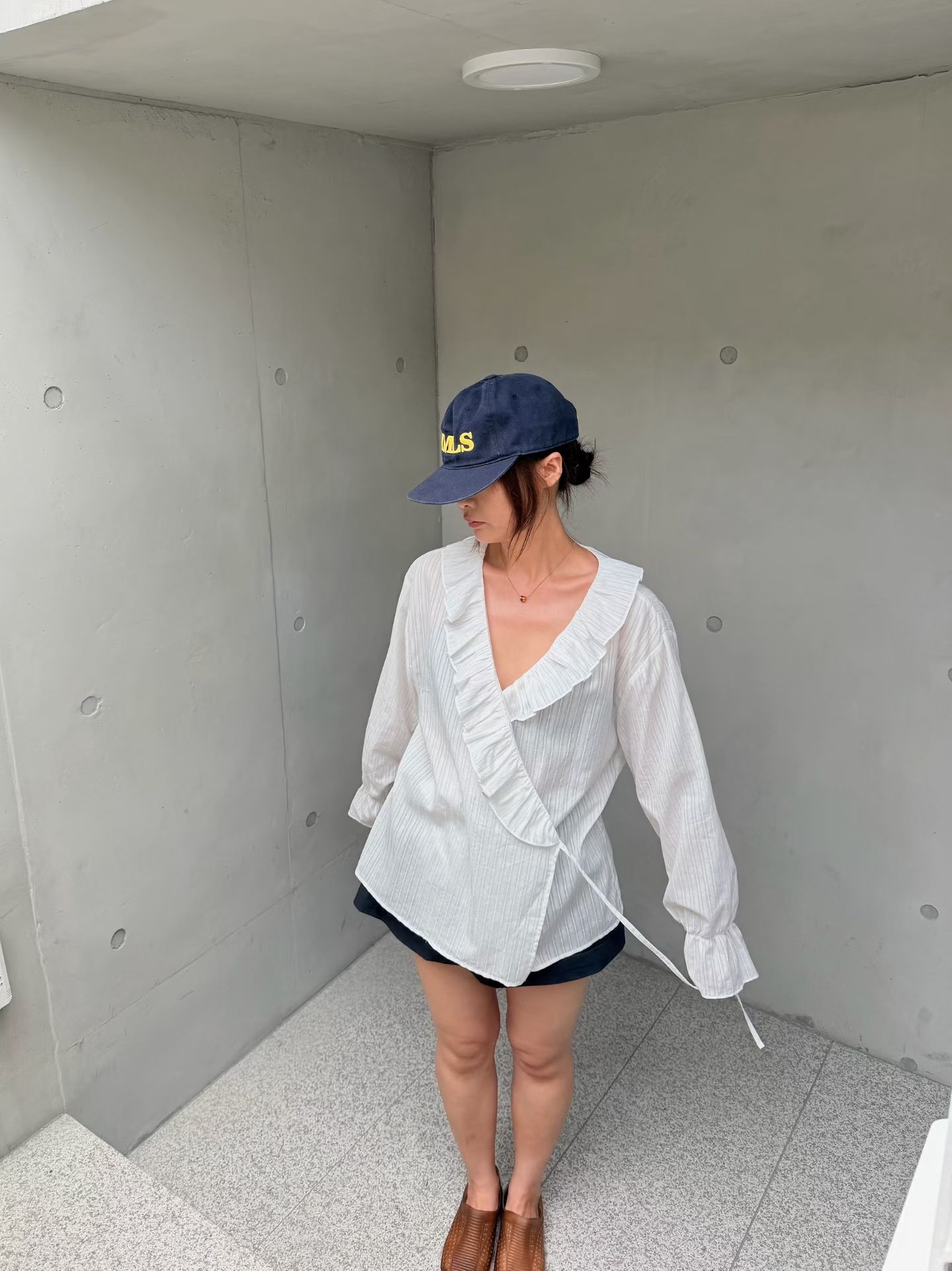 🇰🇷東大門女裝 | raffles shirt white