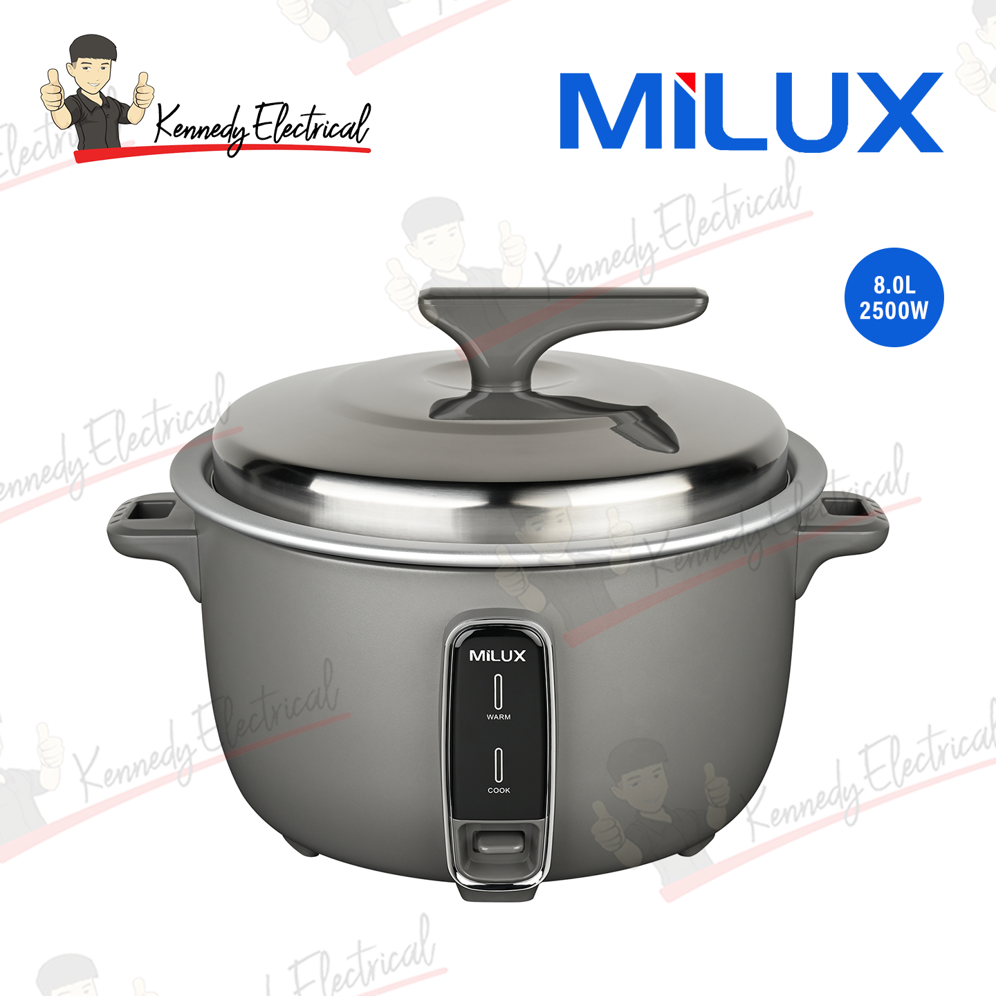 Milux 8.0L Commercial Rice Cooker (MRC-5280)