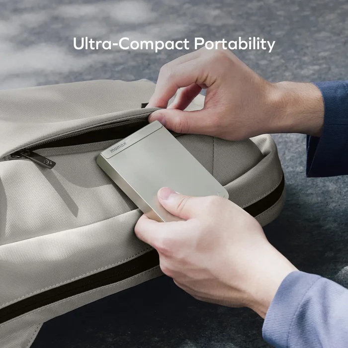 Momax 1-Power S.Pass 10000mAh Qi2 磁吸流動電源 (CCC 認證)