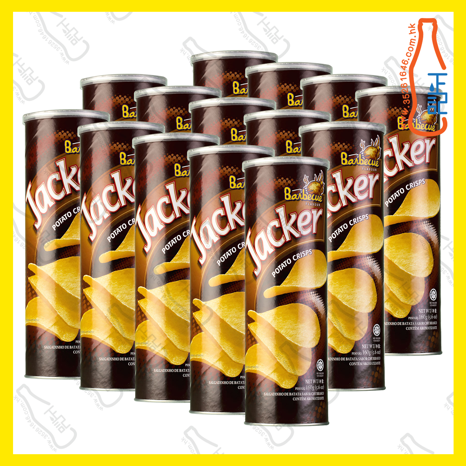 ==Jacker杰克牌桶裝薯片 150g