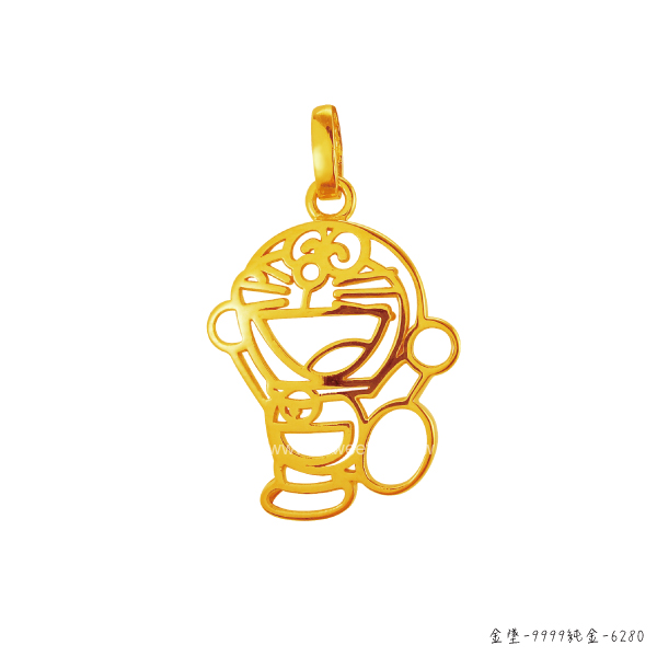 📦訂購 台灣代購 2sweet 甜蜜約定 Doraemon 多啦A夢 黃金吊墜頸鏈