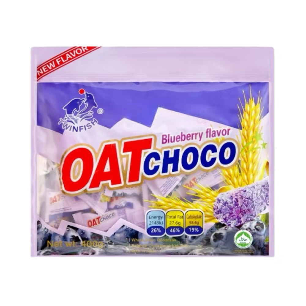 400g TwinFish Premium Oat Choco [Original / Chocolate / Strawberry / Sweet Potato]