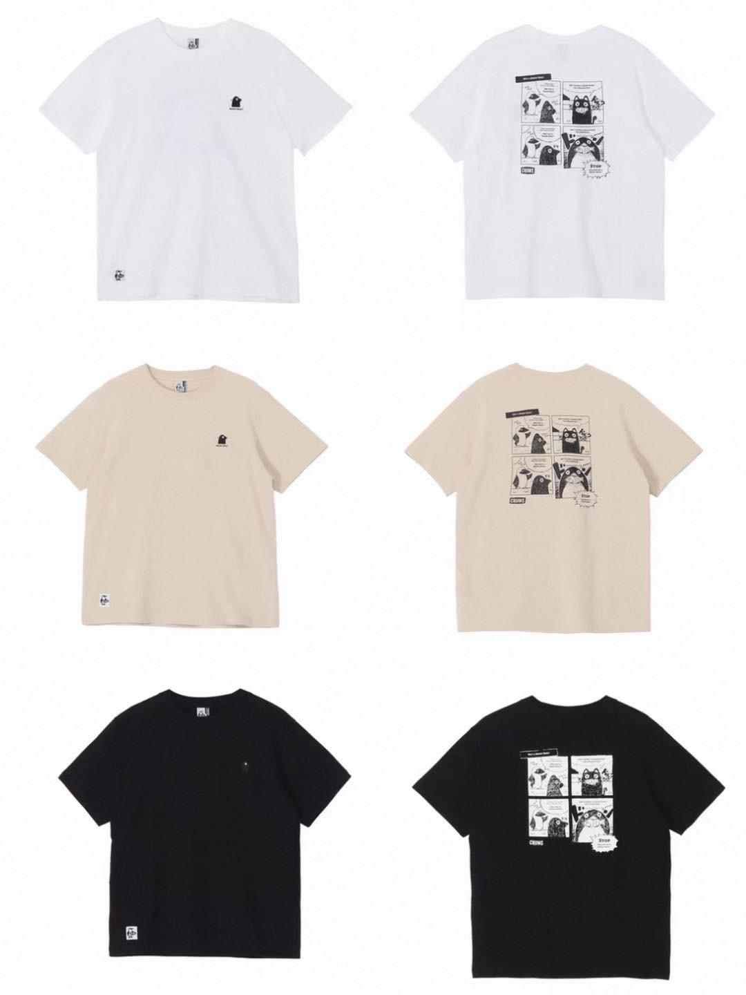 日系3色情侶漫畫風格Tee