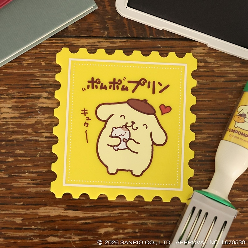 🌸 【預訂】Pompompurin 矽膠墊 - Pompompurin 30th x 郵便局