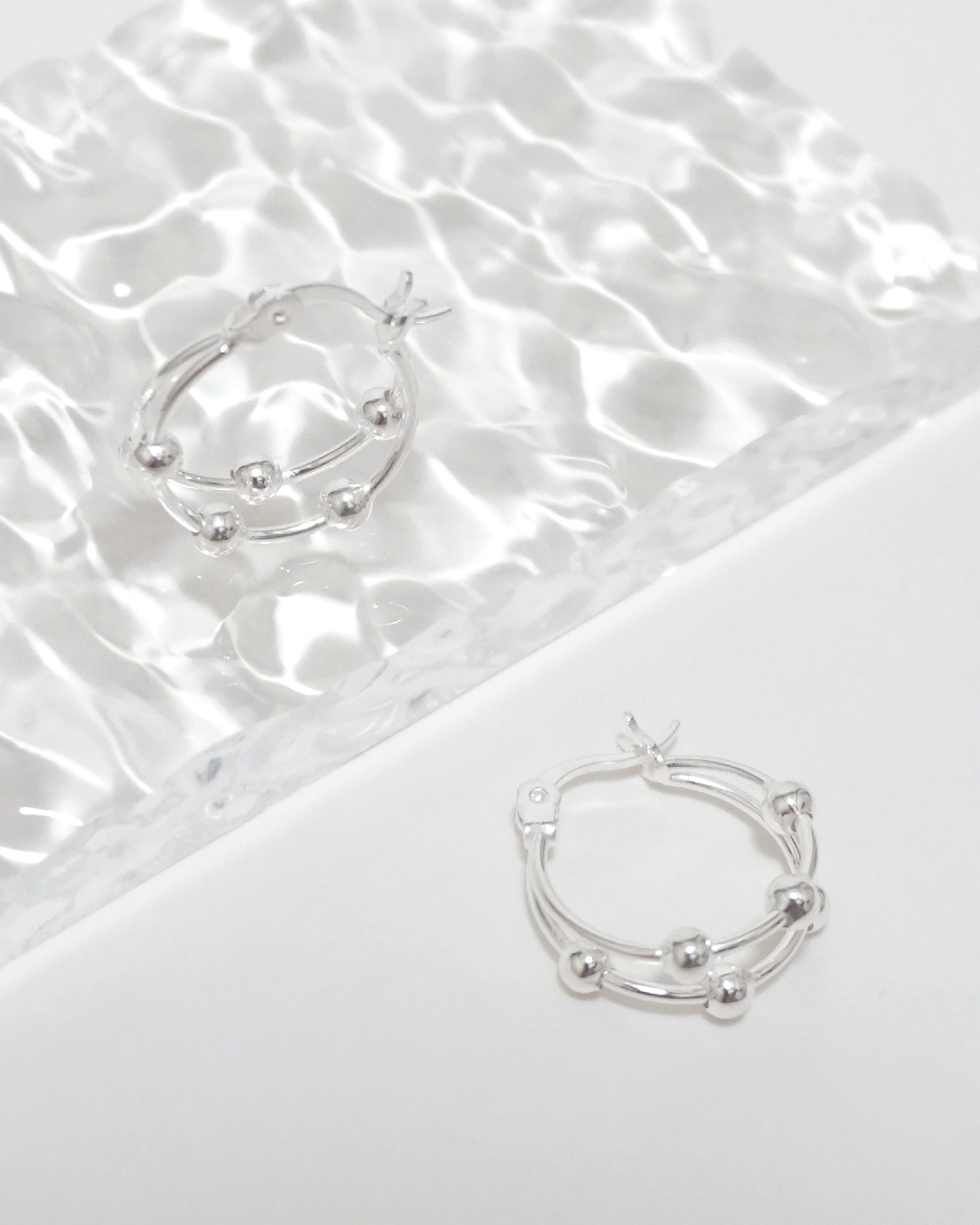 Chic Layered Bead Earrings