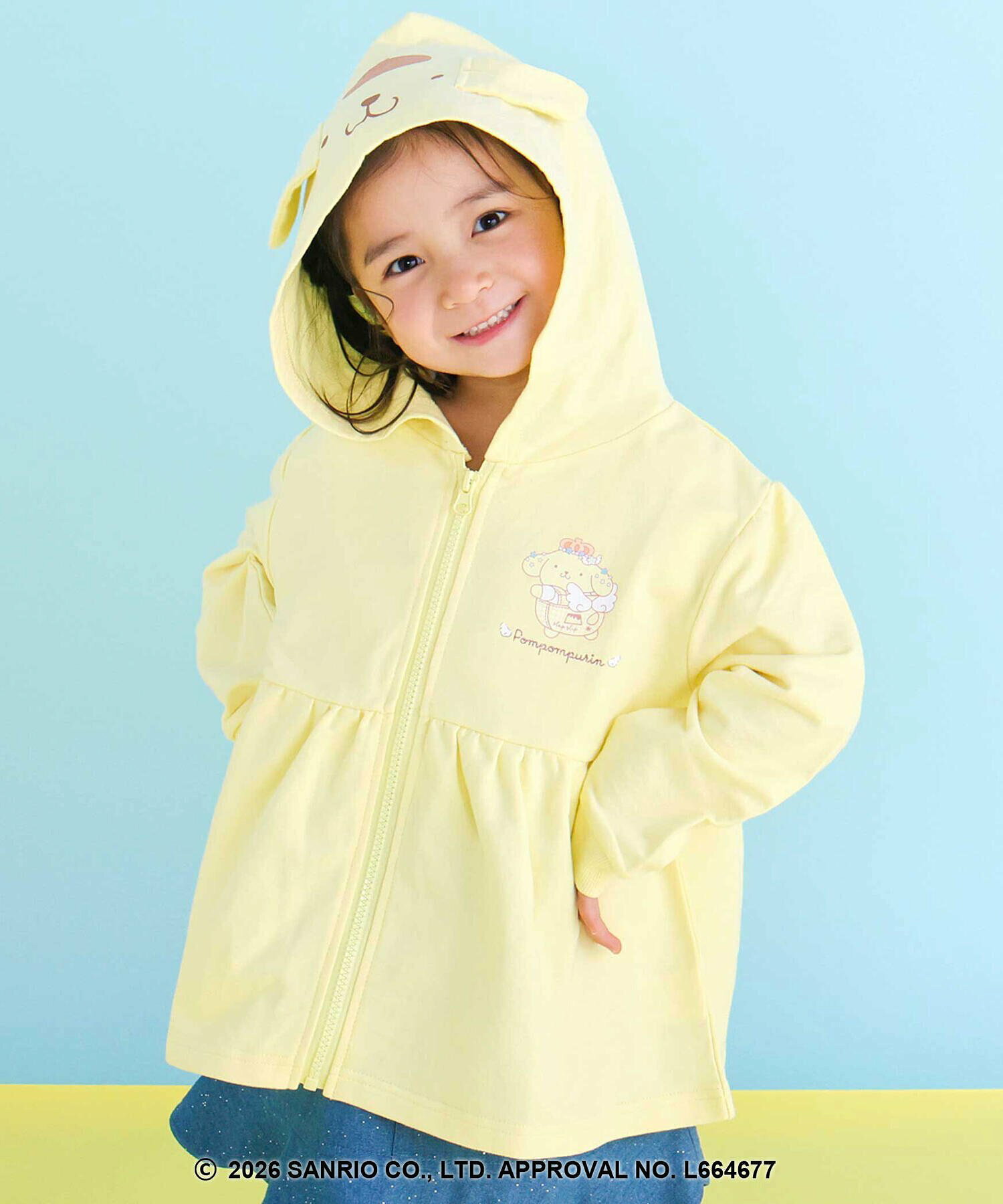 🆕【⭐訂購⭐】🇯🇵日本直送🌀#Sanrio 立體耳朵 摺邊下擺 連帽外套［2款選］🌀 [ELBA-0178][260304]