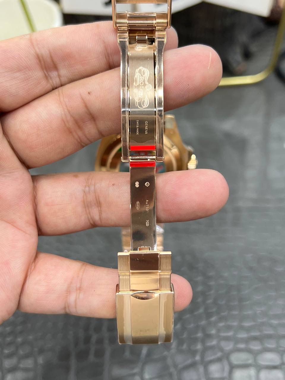 格林尼治全玫瑰金 大闸蟹3285机芯🌟