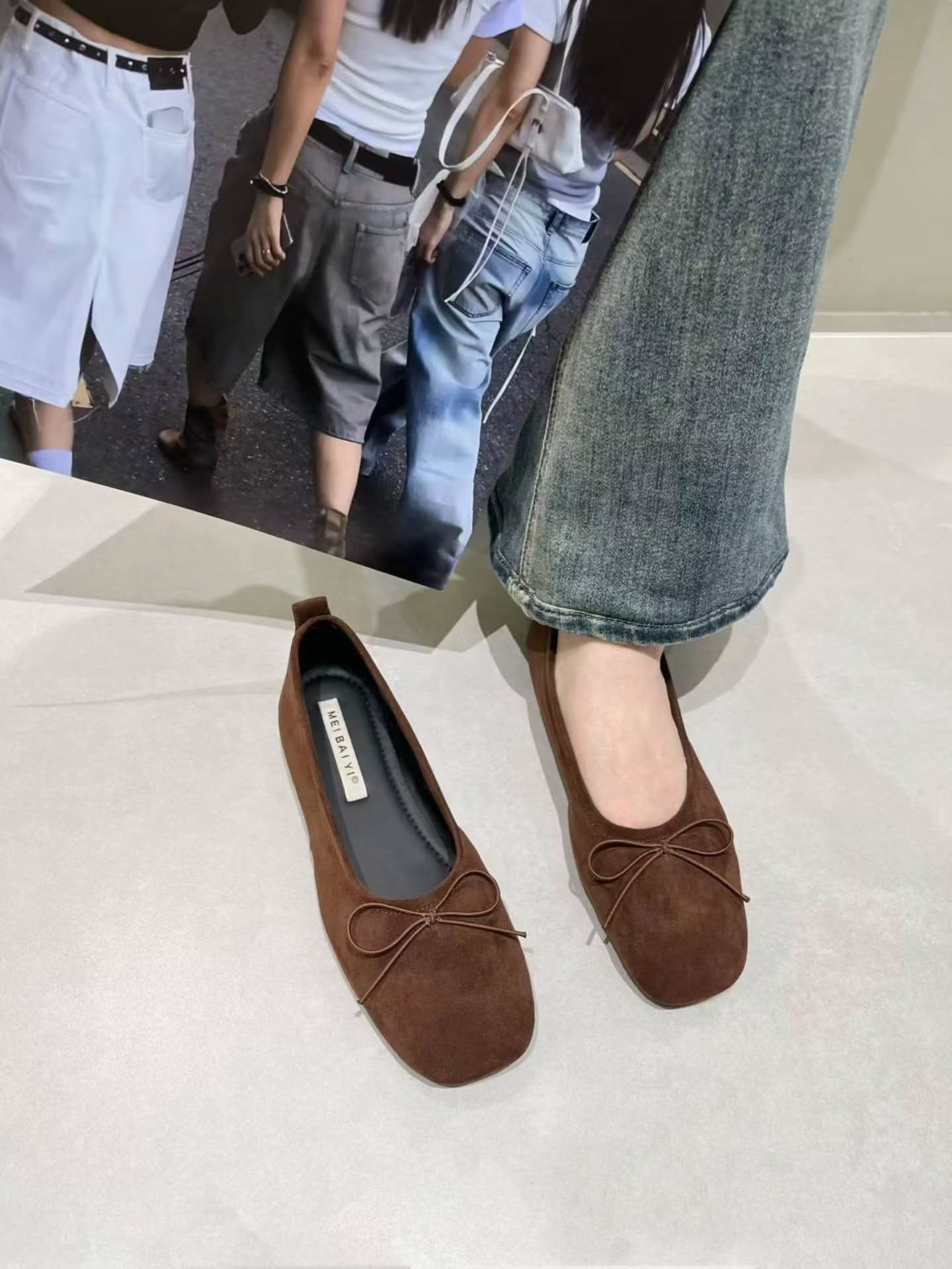 6638-97 基础蝴蝶结款平底鞋 🇨🇳
