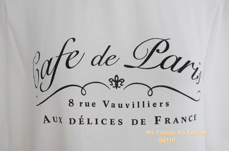 G6119 韓國🇰🇷簡約有款字母top