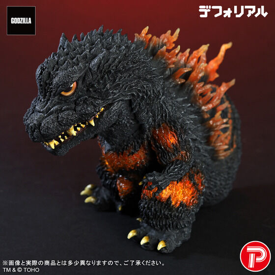 (預訂訂金 $400) (總價 $910) X-Plus Plex Defo-Real 紅蓮千禧哥斯拉 (行版) DefoReal Burning Millennium Godzilla 