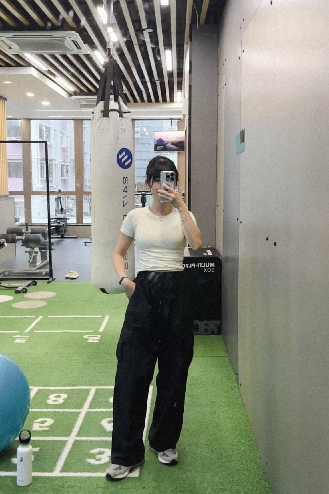 側袋寬鬆Cargo Pants (兩色入)