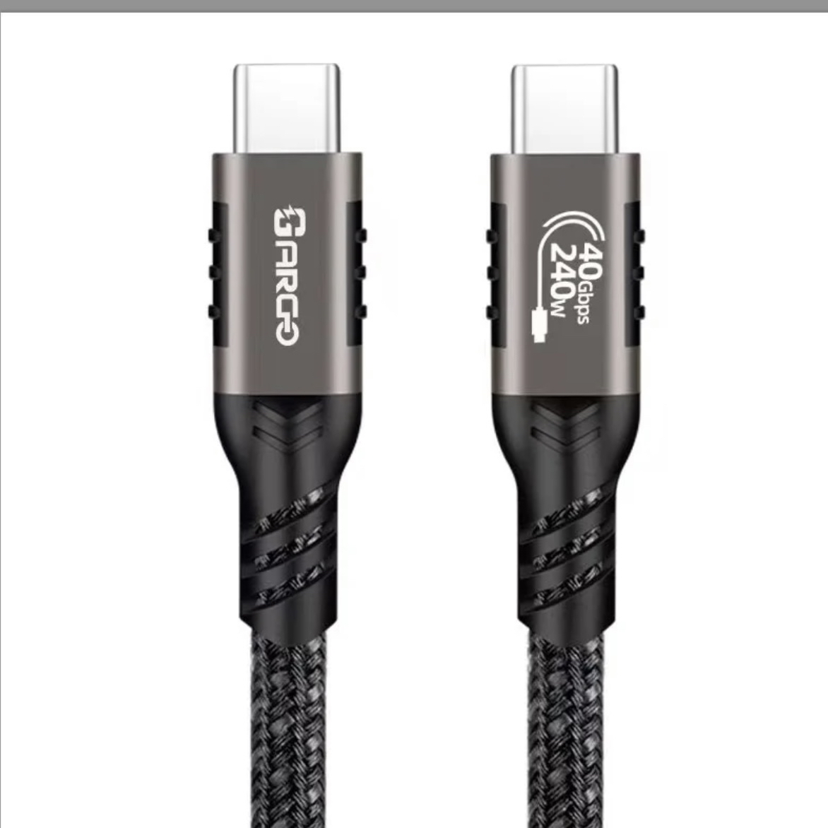 ARGO-PQ001 USB4.0 PD240W 8K 螢幕輸出USB-C 數據充電線 (1.5米)香港行貨