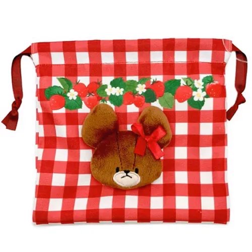 四月連線貨品 - 日本 Jackie 草莓系列索袋