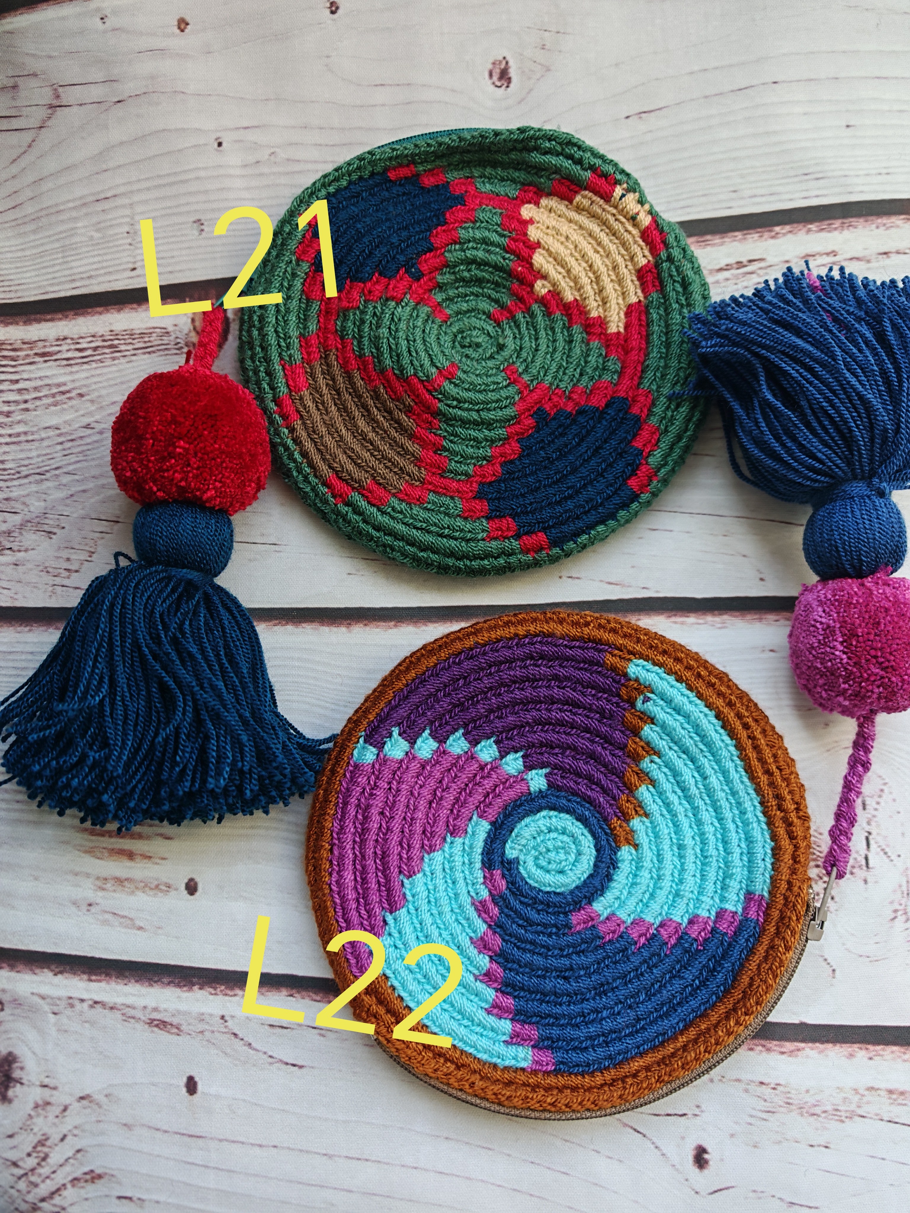 Wayuu Round Coins Bag