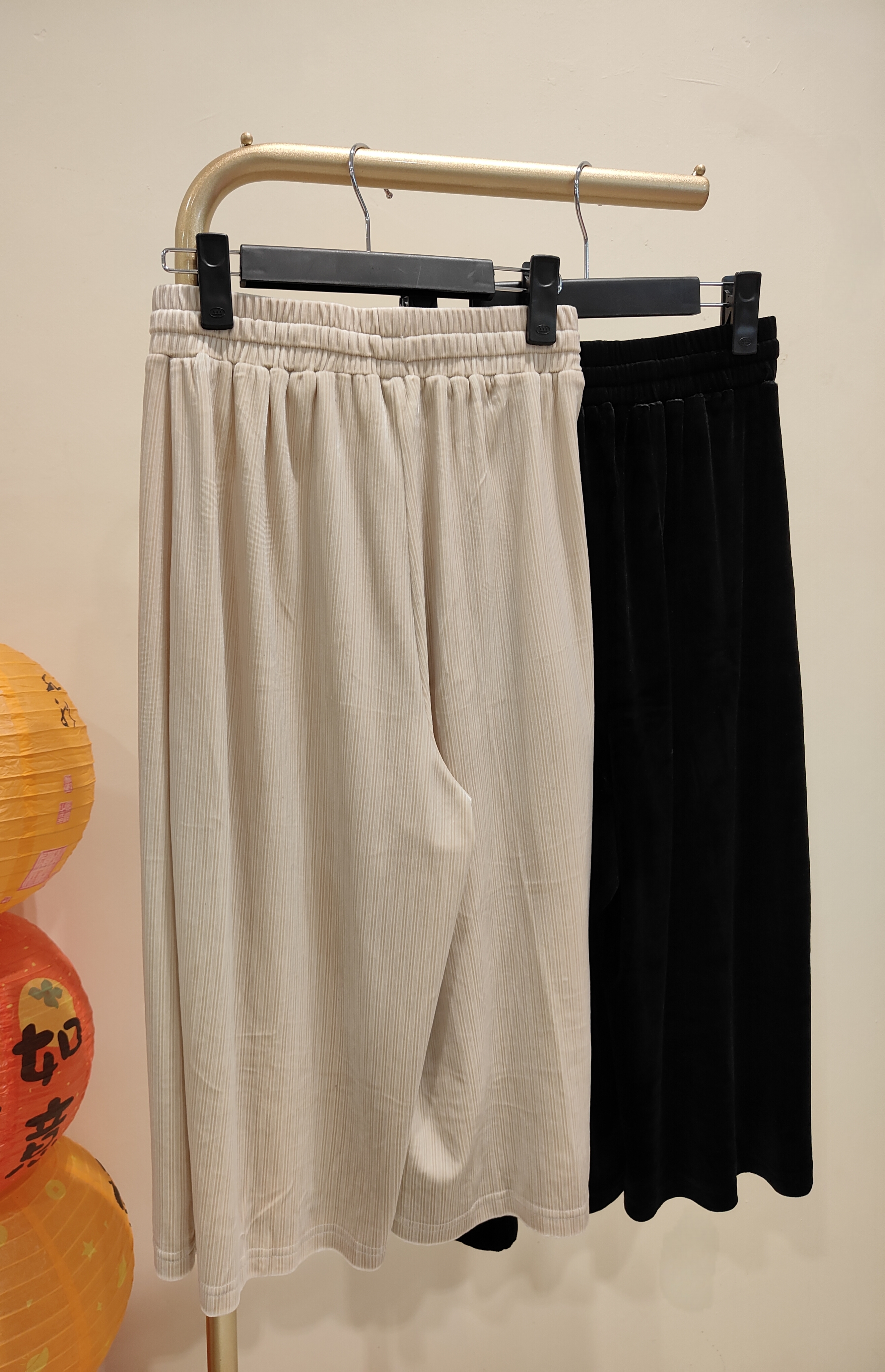 独家绒布裤子 1596