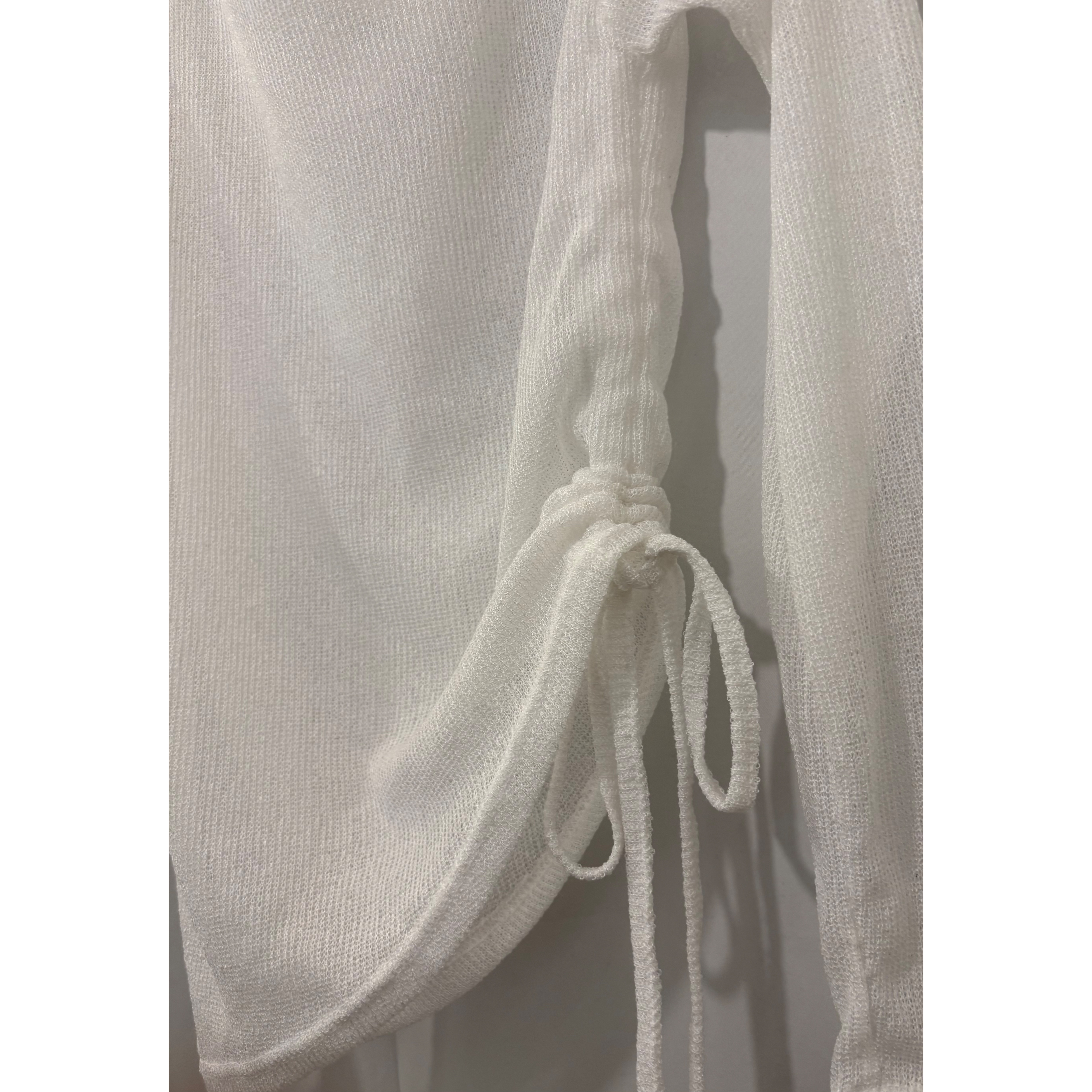 新品價5月22截💙2605U《SHEER DRAWSTRING SIDE TOP》