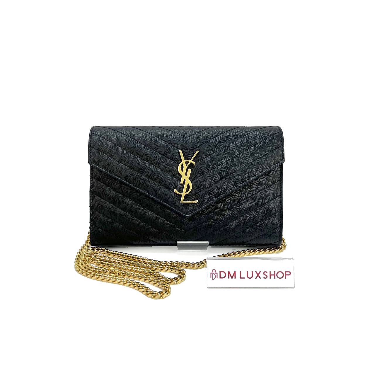 YSL Black Envelope WOC GHW
