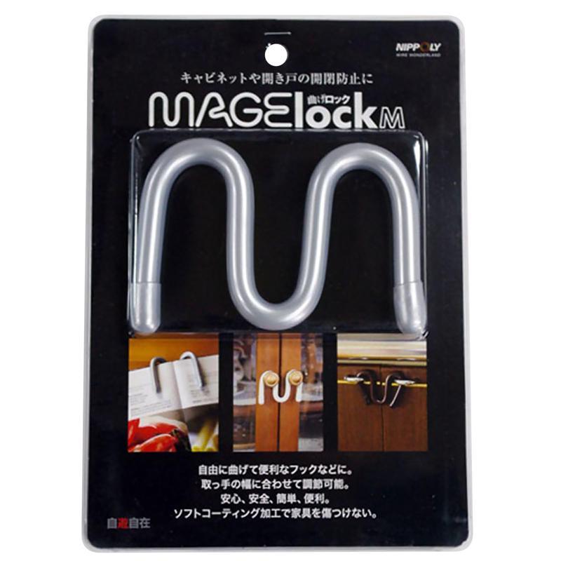 🔥🔥【日本製《MAGE LOCK》可調式多用途金屬櫃門安全鎖扣】