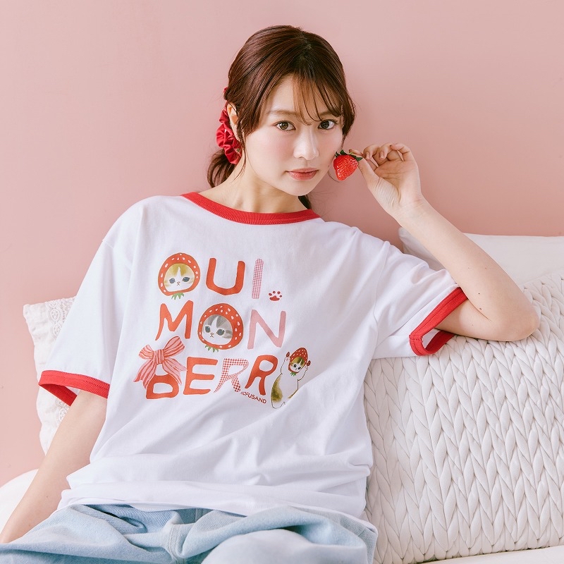 🎀【預訂】 mofusand 草莓🍓系列 T-shirt  W