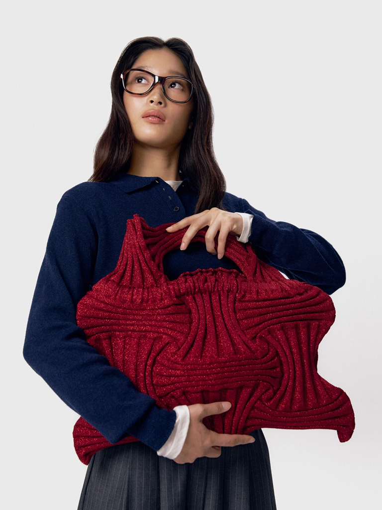 (2026新色) PLEATSMAMA 大手挽袋閃閃款 Big Bow Bag Glitter (6色選擇)