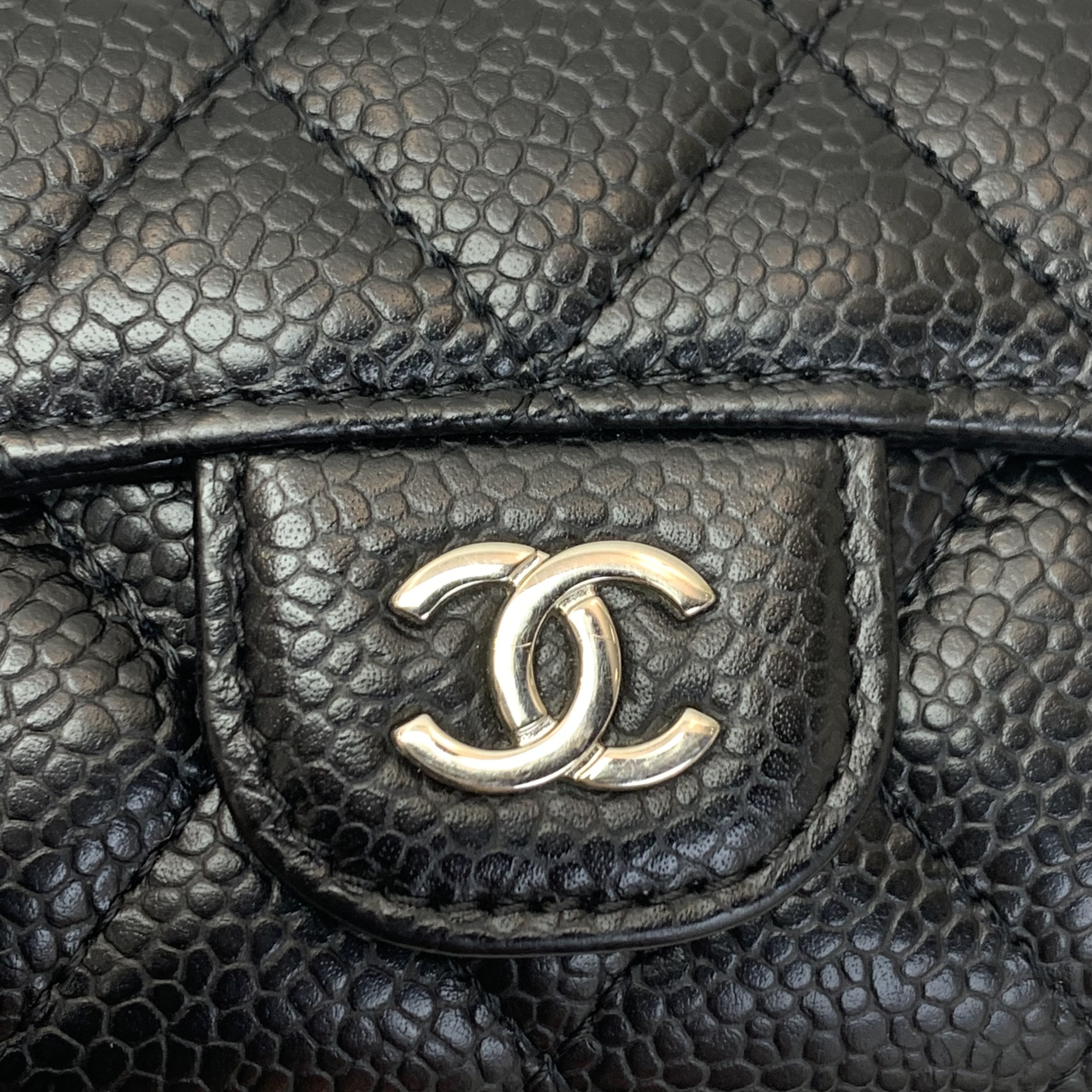 Full set Chanel 荔枝紋牛皮經典款卡套