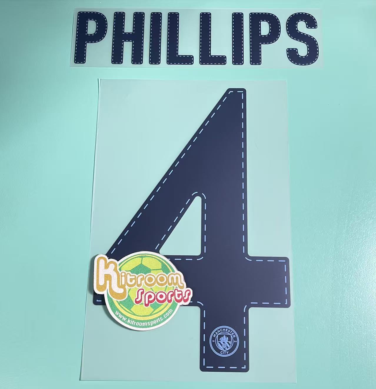 2022-23 Manchester City Home UCL Nameset #4 PHILLIPS
