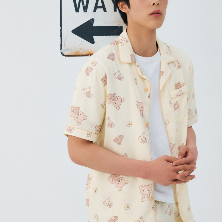 [Rilakkuma 鬆弛熊 x SPAO] 2026 短袖睡衣 (3款)