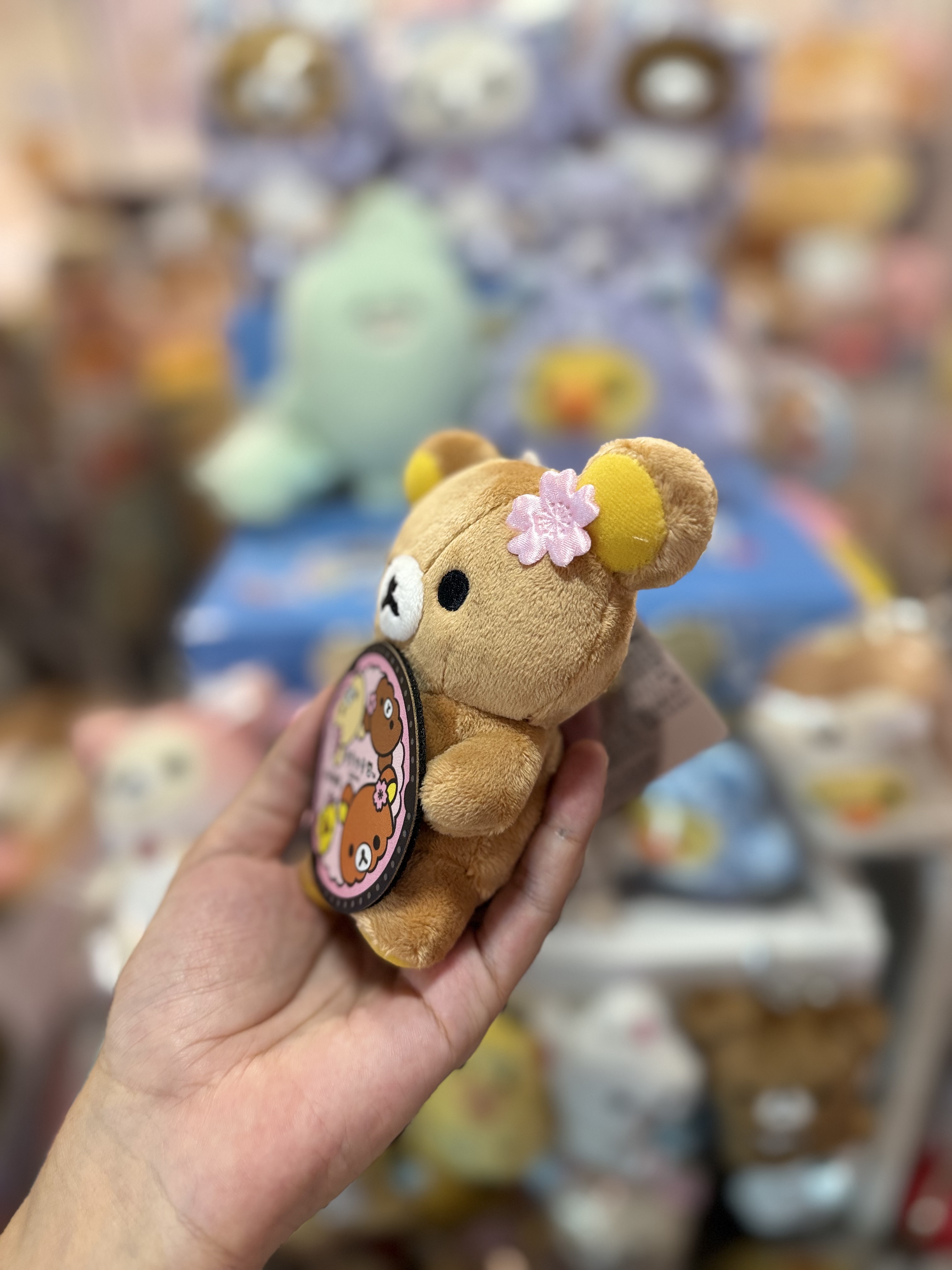 《現貨》全新日本Rilakkuma 東京站新店開幕限定拎渠蓋造型掛飾