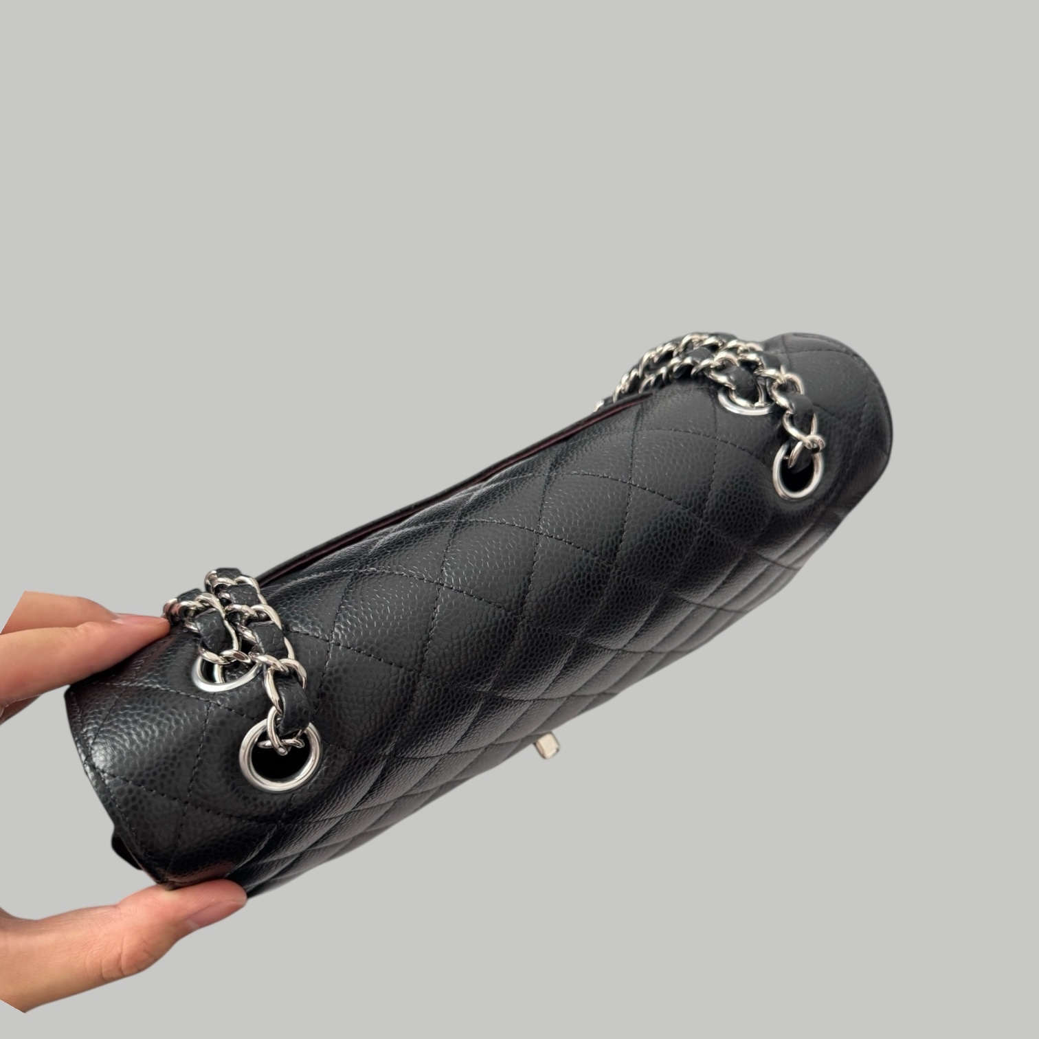 Chanel Caviar CF25銀扣