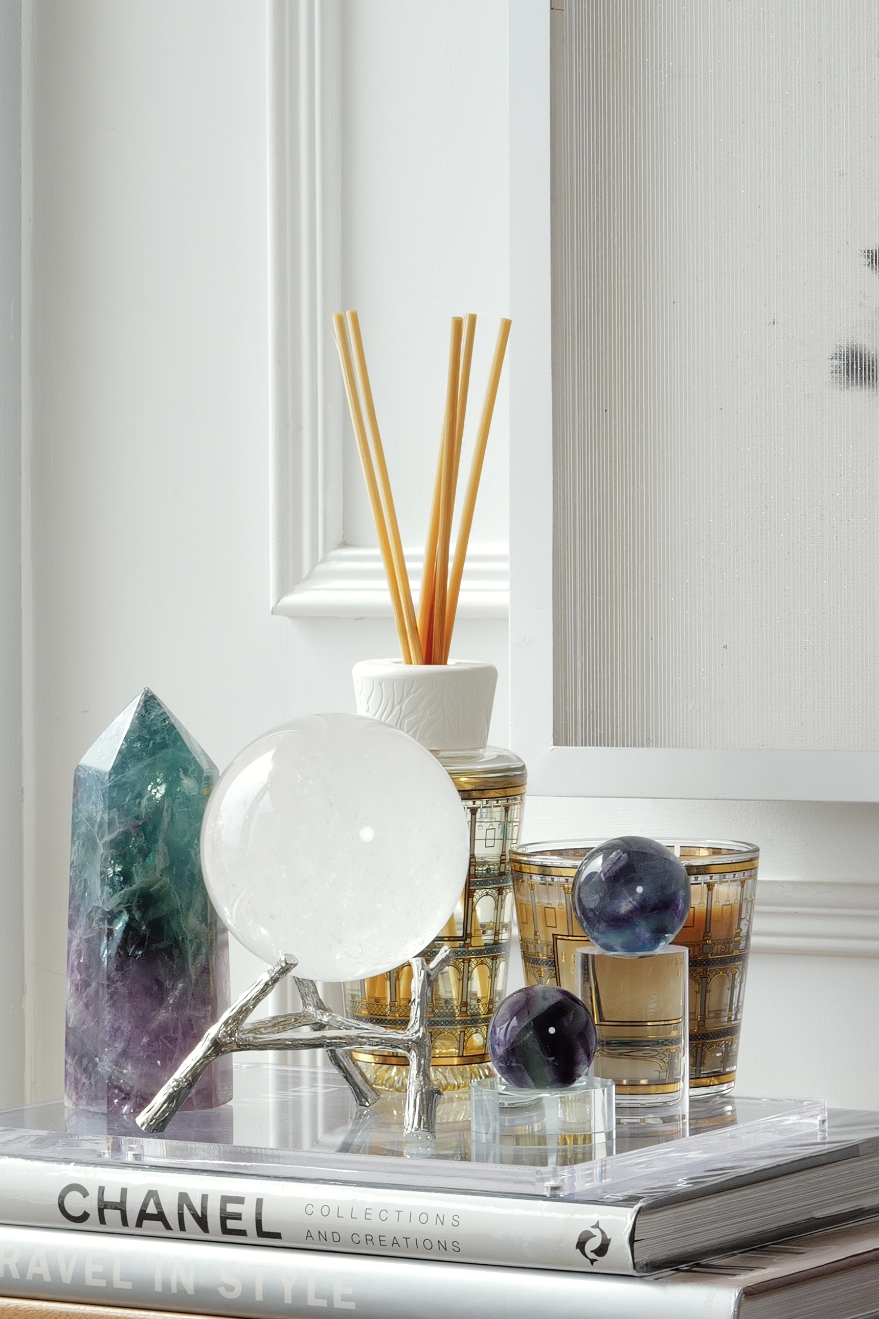  ༒1.1kg+白水晶球༒ CQOO62C7FG11mS-RA10*6tm  