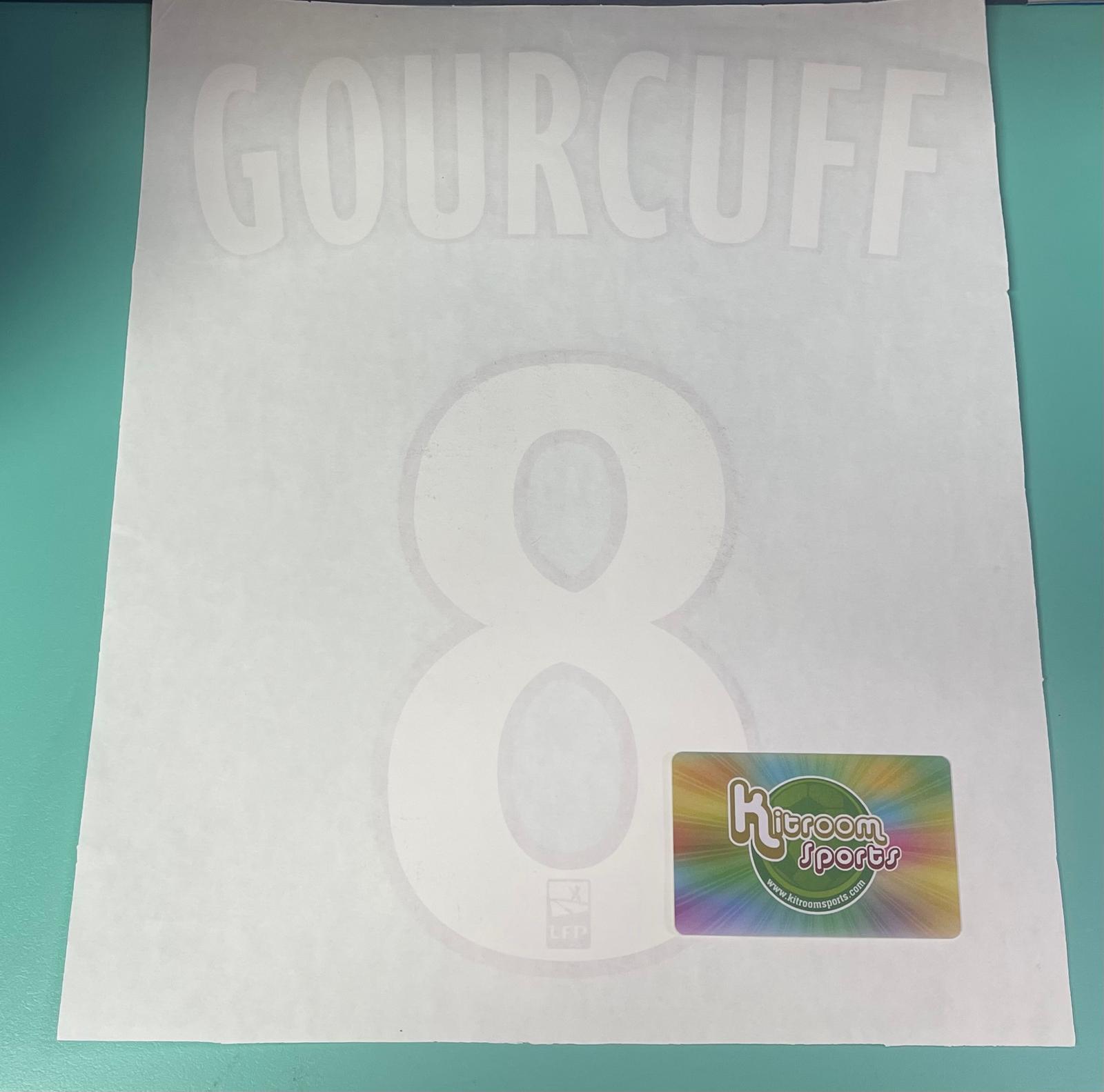 2012-13 Olympique Lyonnais Away Nameset #8 GOURCUFF
