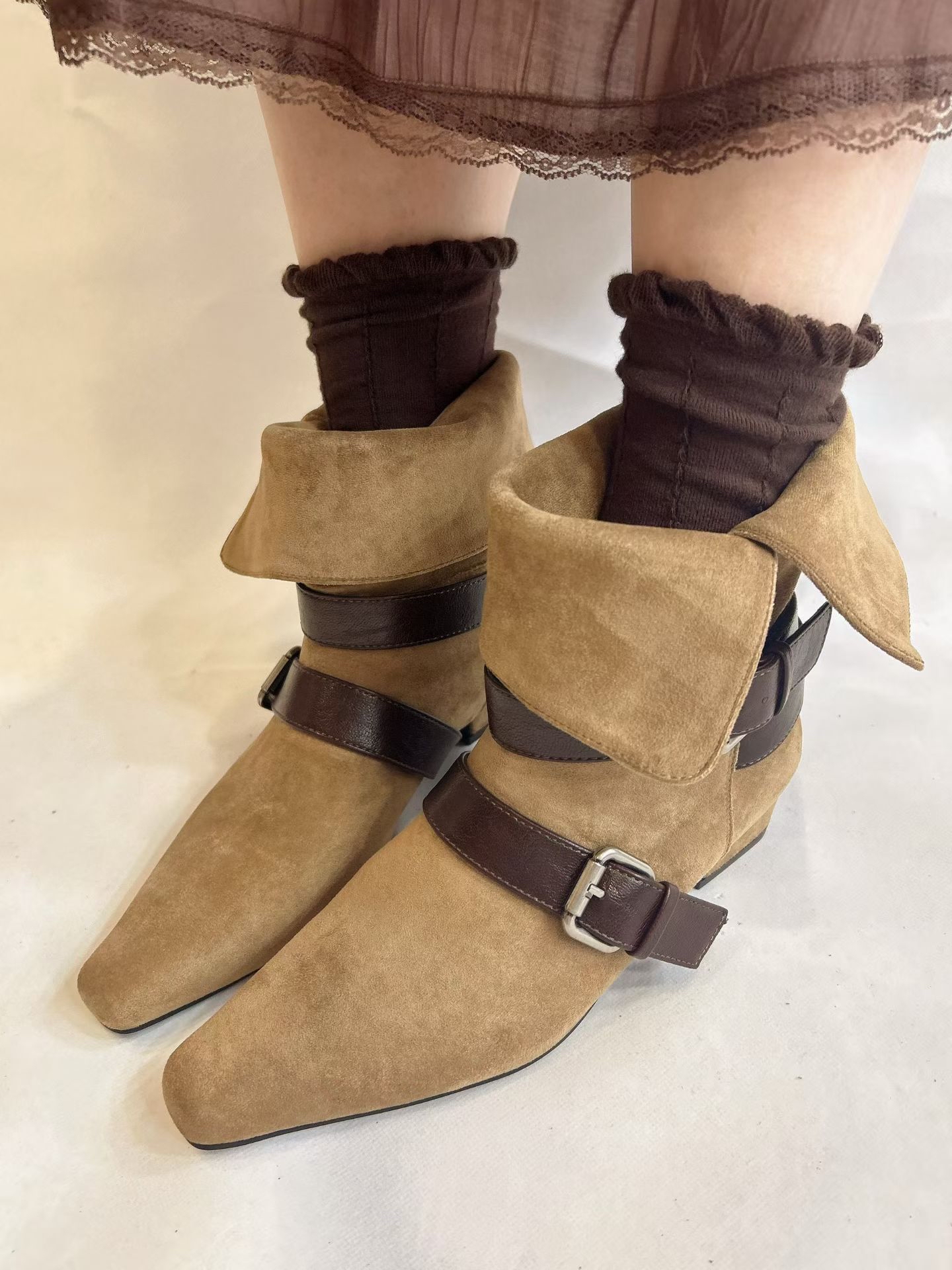 猄皮Ankle boots  