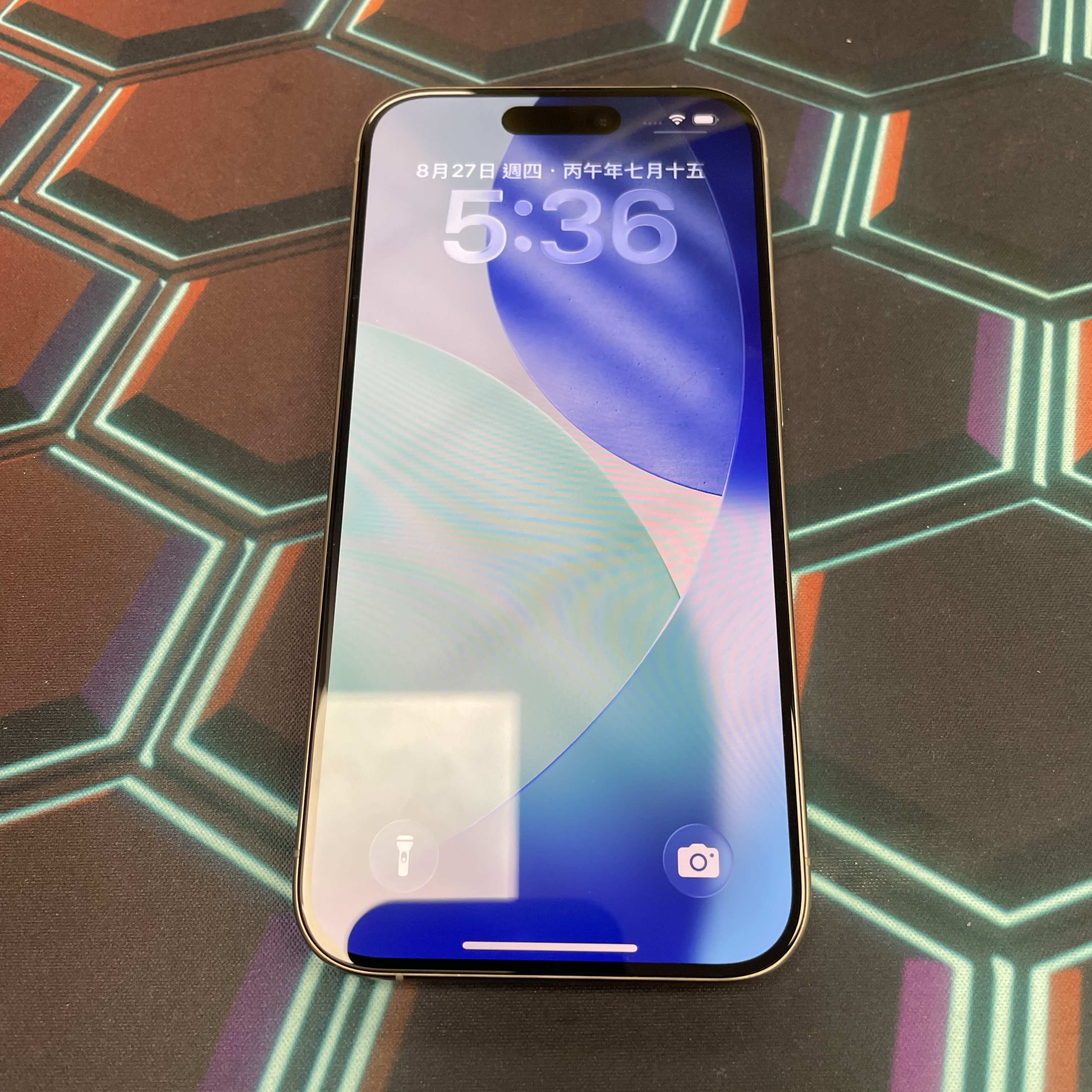*7677 15 Pro 完美機 256GB 電85 原色 gray