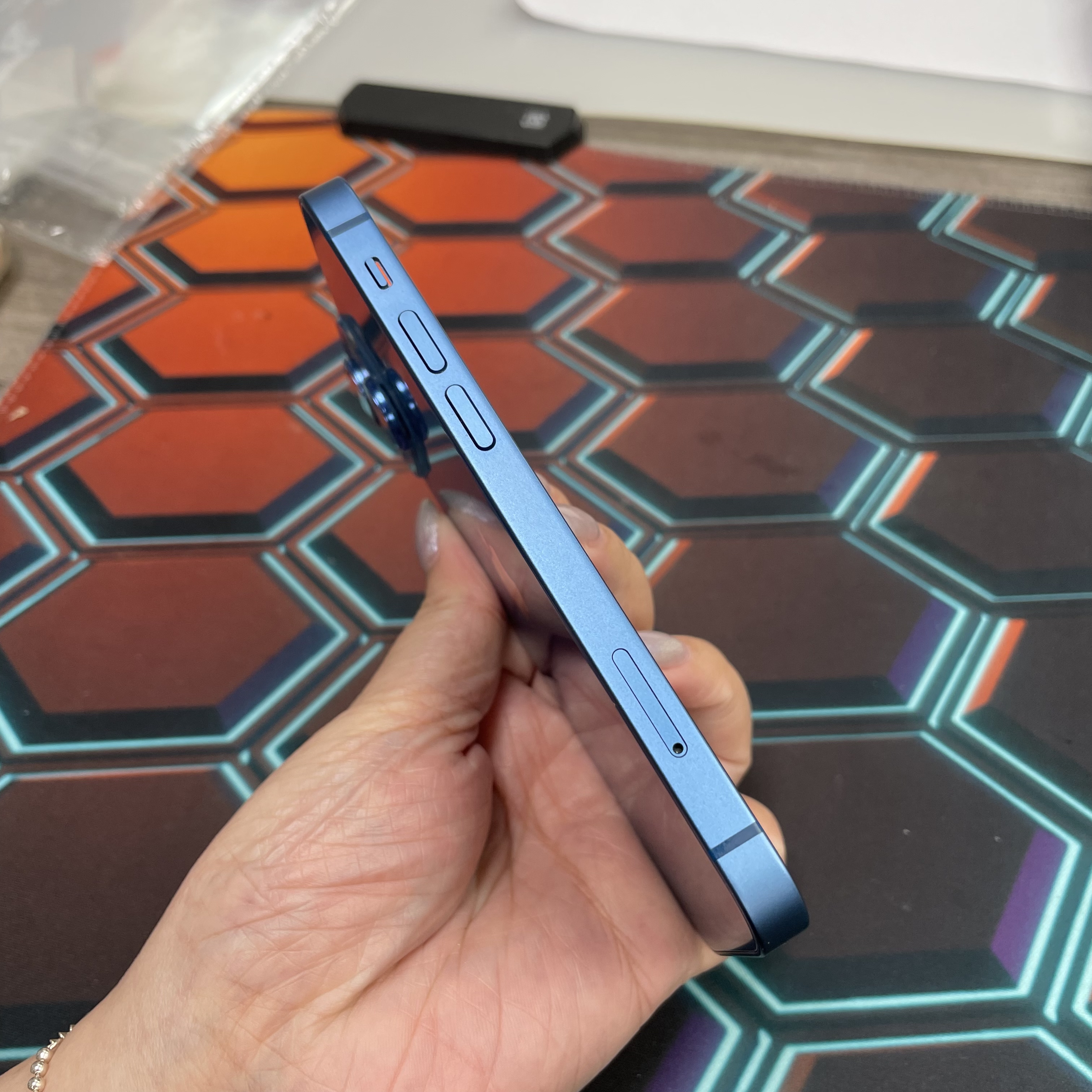 *6900 13 mini 完美機 256GB 電75 藍色 blue