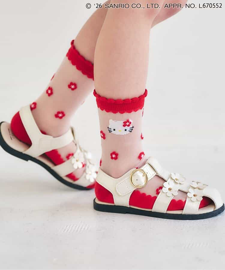 🇯🇵預訂 日本直送🇯🇵Apres les cours x Sanrio系列四色人物花朵圖案透視襪