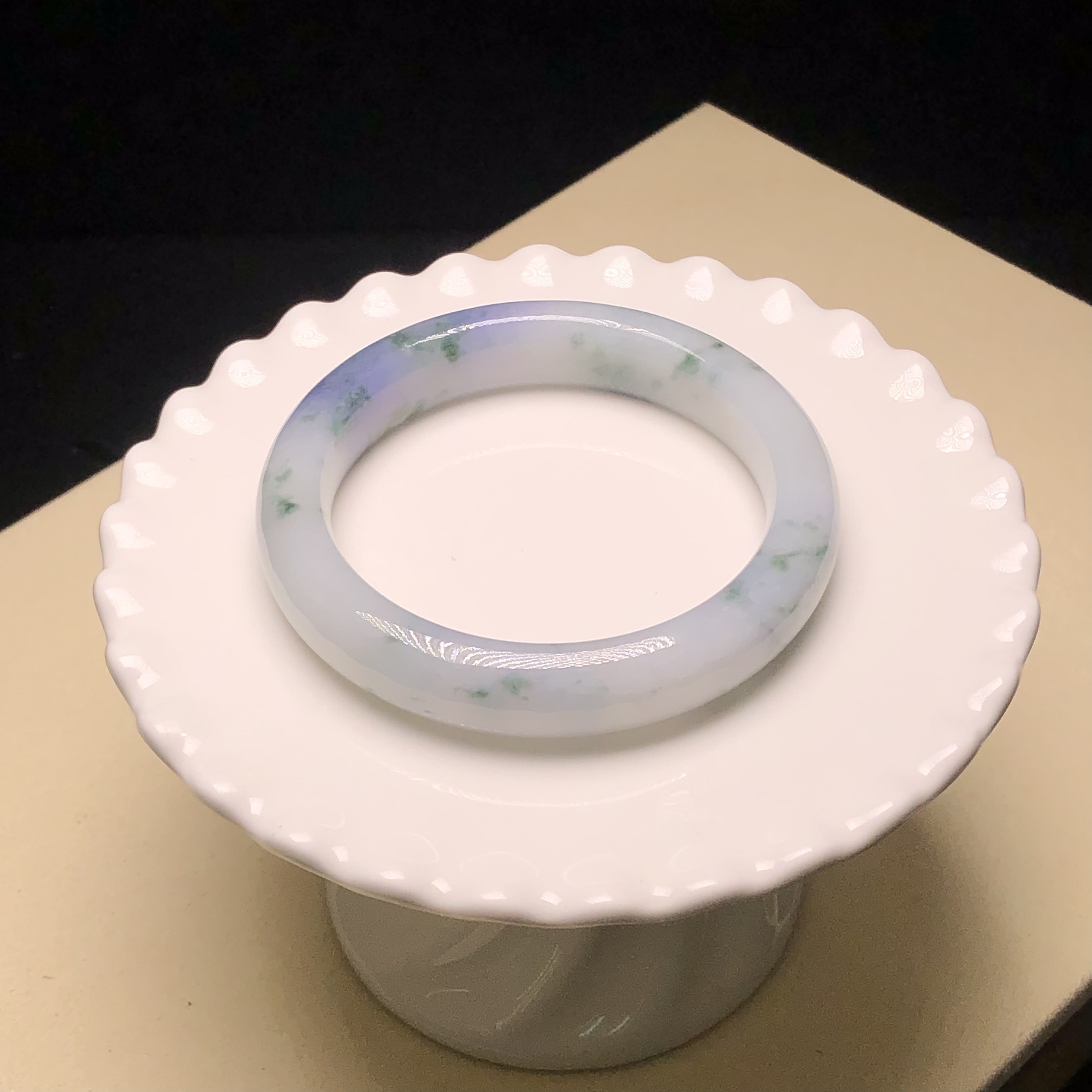 #C06293 🎁木那糯化飄花手福鐲53.8mm 