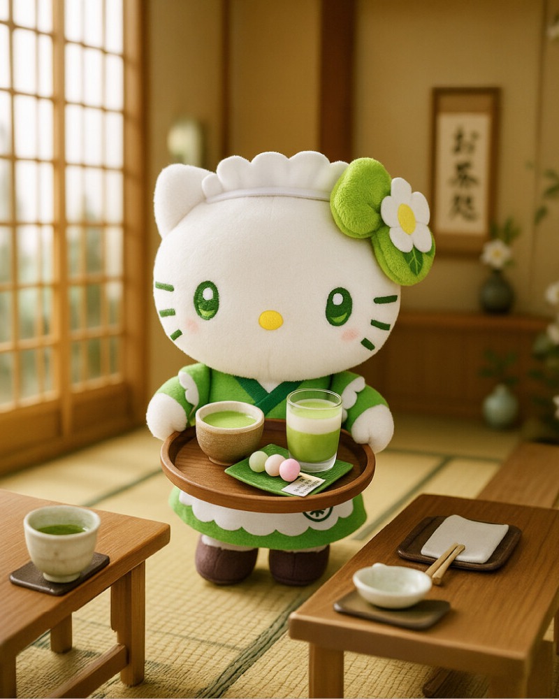 預訂 | 日本Sanrio 抹茶茶屋系列掛件公仔