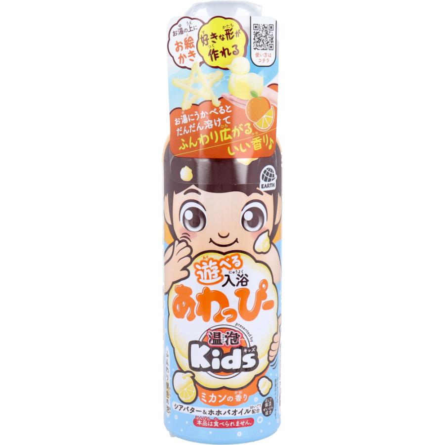 Earth Chemical 沐浴慕斯泡泡噴劑160ml(香橙)