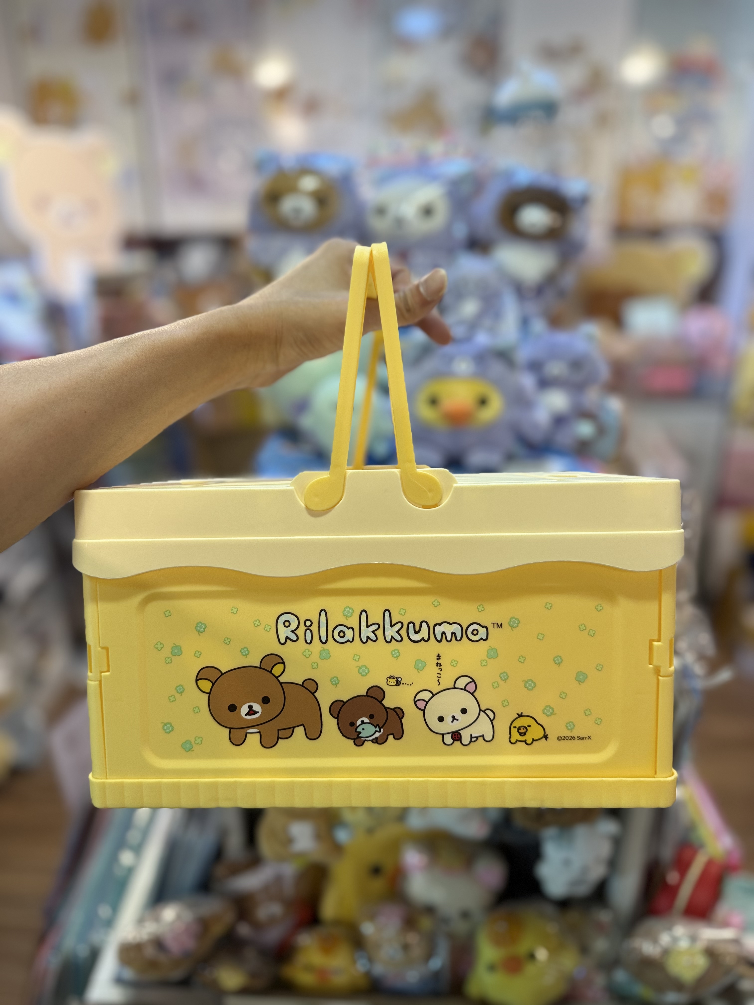 《現貨》全新Rilakkuma摺疊式收納盒