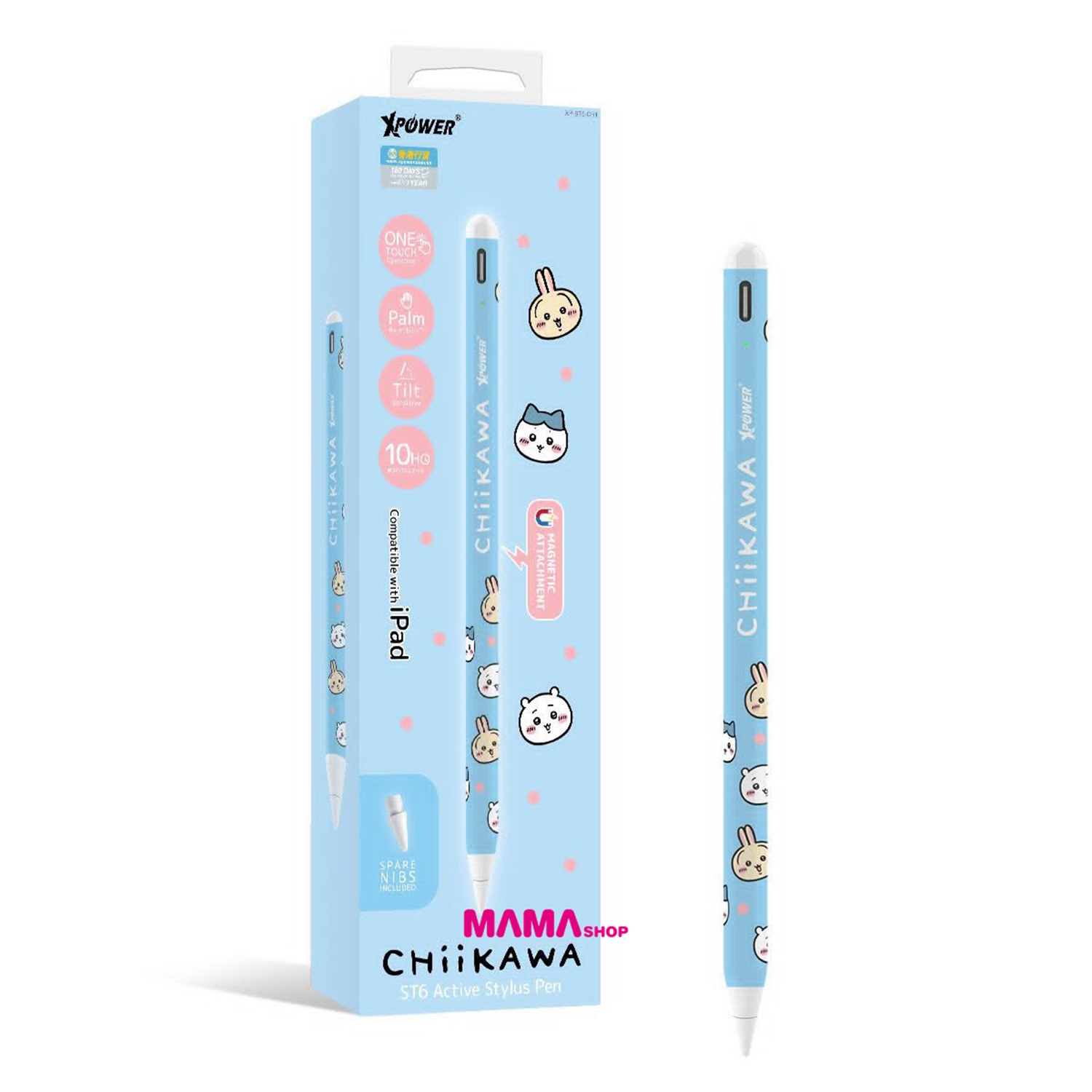 Chiikawa ST6 磁吸主動式觸控筆 (iPad 專用)