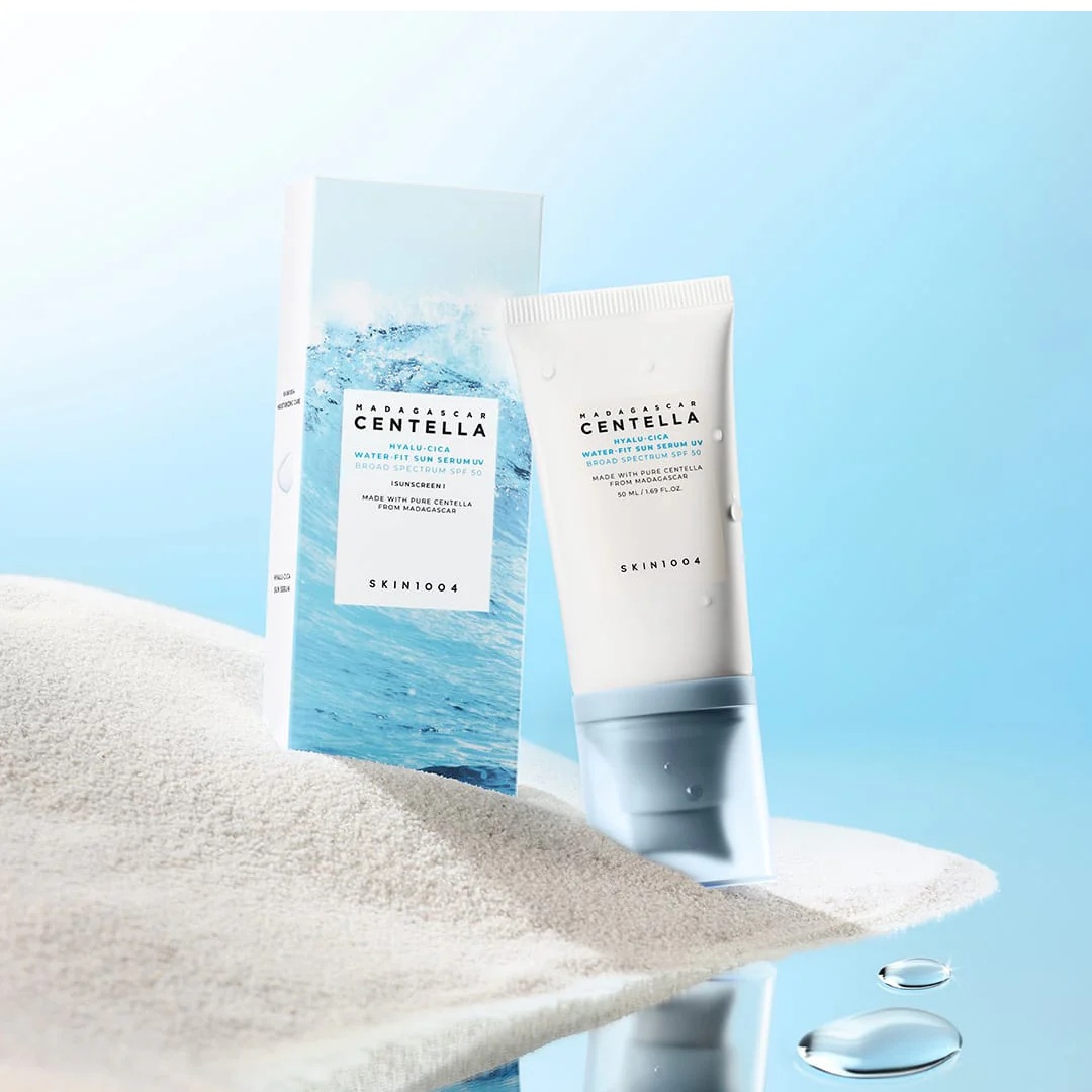 SKIN1004積雪草透明質酸水感防曬精華Broad Spectrum SPF50 50ml (國際版) | 官方授權-香港認可零售商