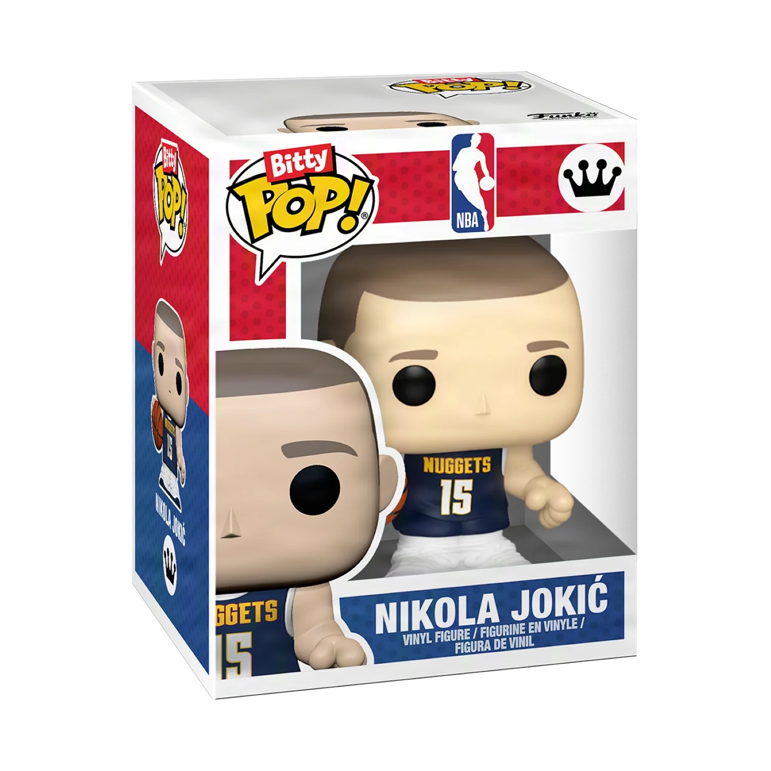 📦訂購 美國代購 Bitty POP! Town: NBA Arena - Nuggets with Nikola Jokić Figure 模型