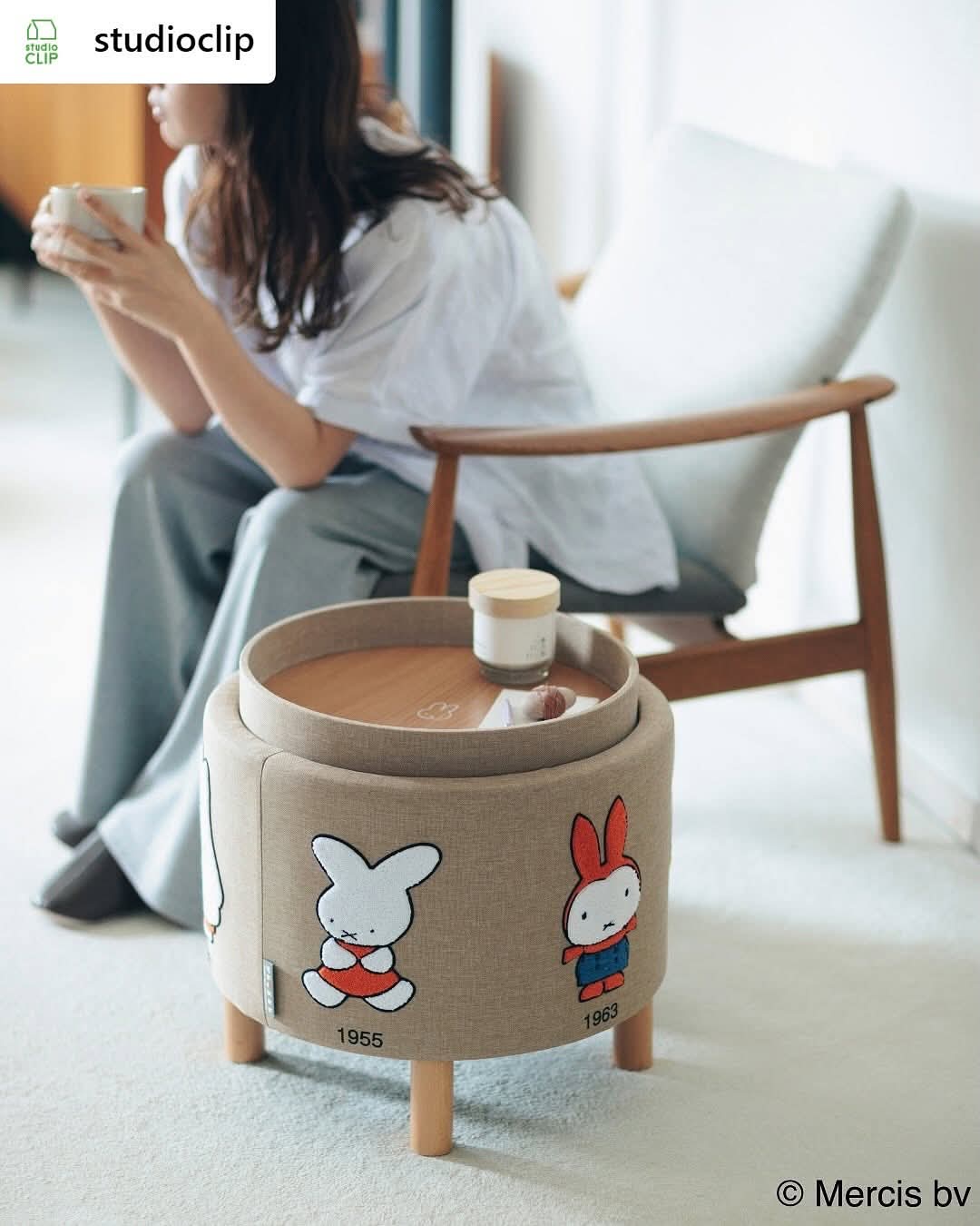 miffy x SC 2025 茶几凳 