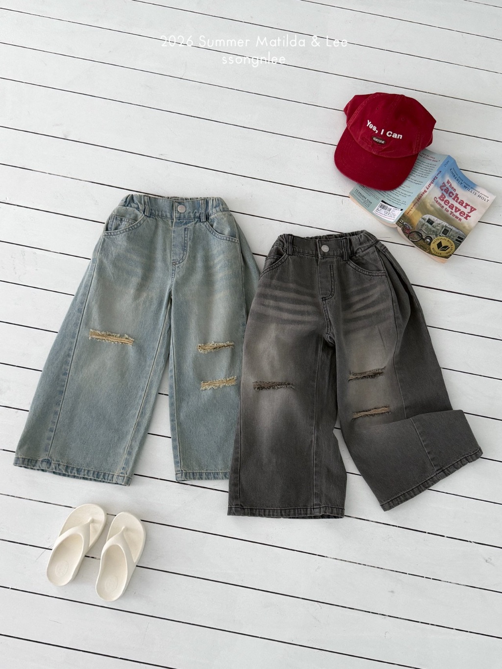  【預訂】 韓國直送 南大門童裝 Matilda & Lee - 牛仔褲