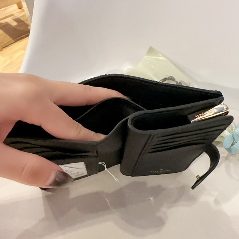 香港現貨-KATE SPADE NATALIA MED BIFOLD WALLET BLK