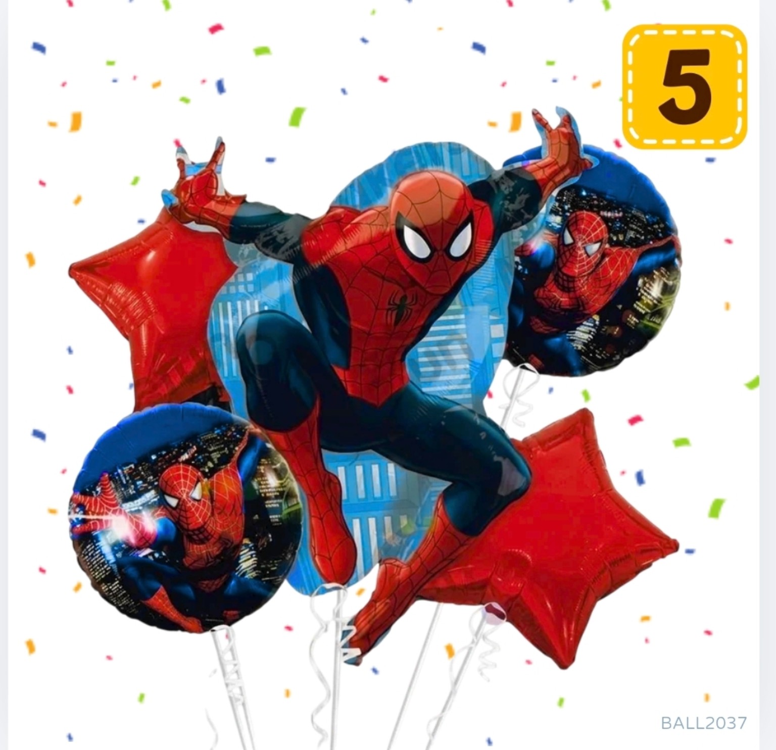 Spider-Man 蜘蛛俠主題 5件套 26吋鋁膜氣球生日派對套裝 BALL2037