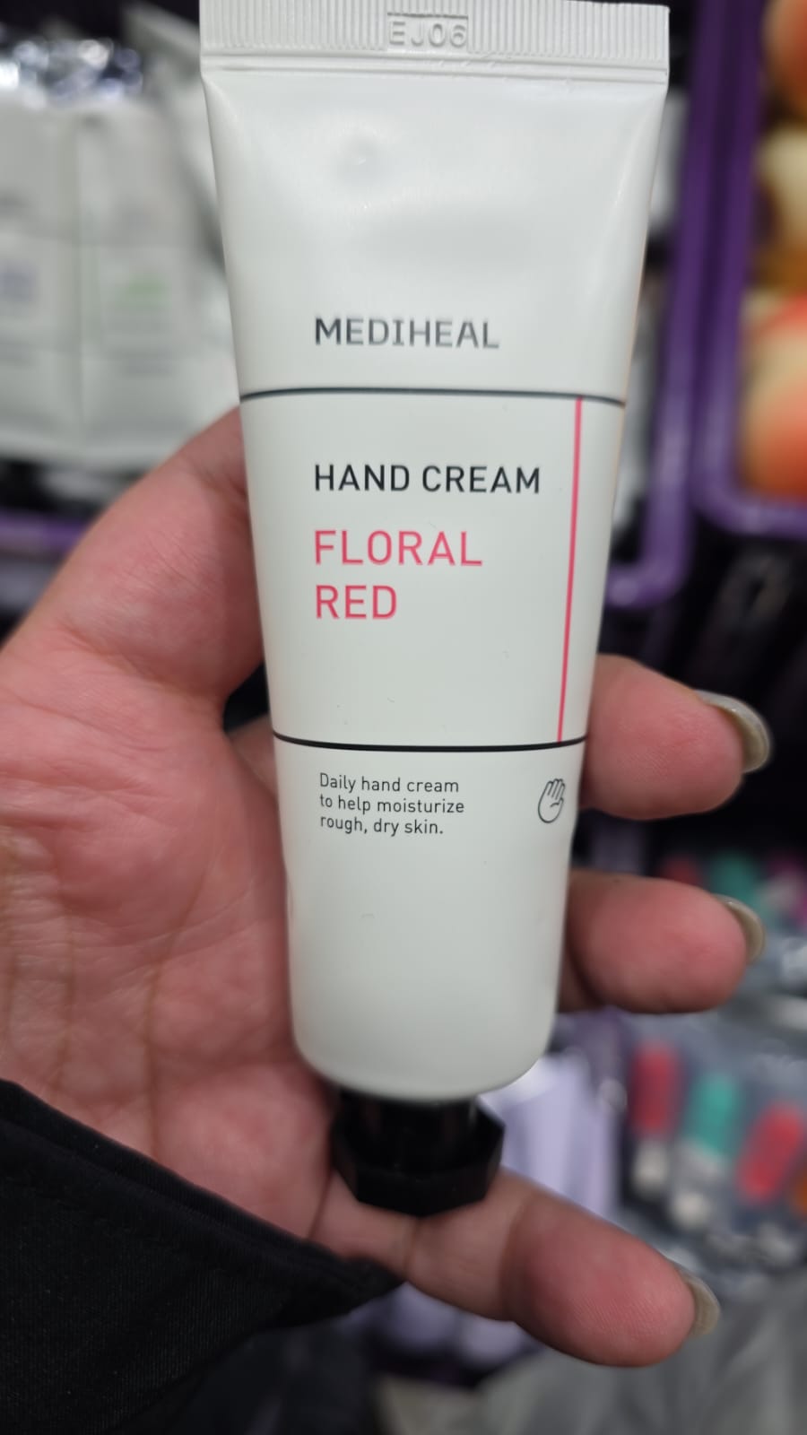 mediheal hand cream floral red